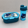 Kids Blue Lunch Box with Water Bottle Set (YM2507)