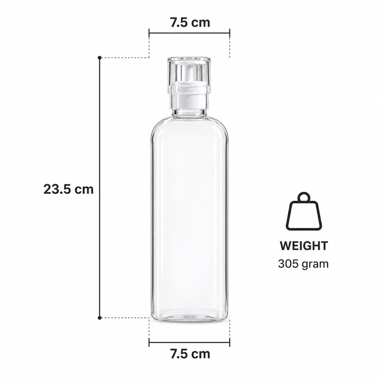 Transparent Water Bottle (YM2174)