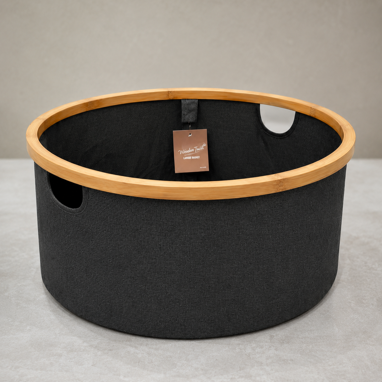 Black Laundry Basket (YM1886)