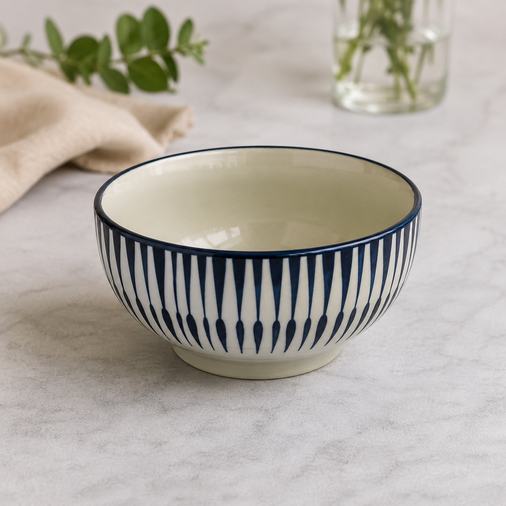 Blue & White Ceramic Bowl (AM406)