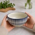 Blue & White Ceramic Bowl (AM406)