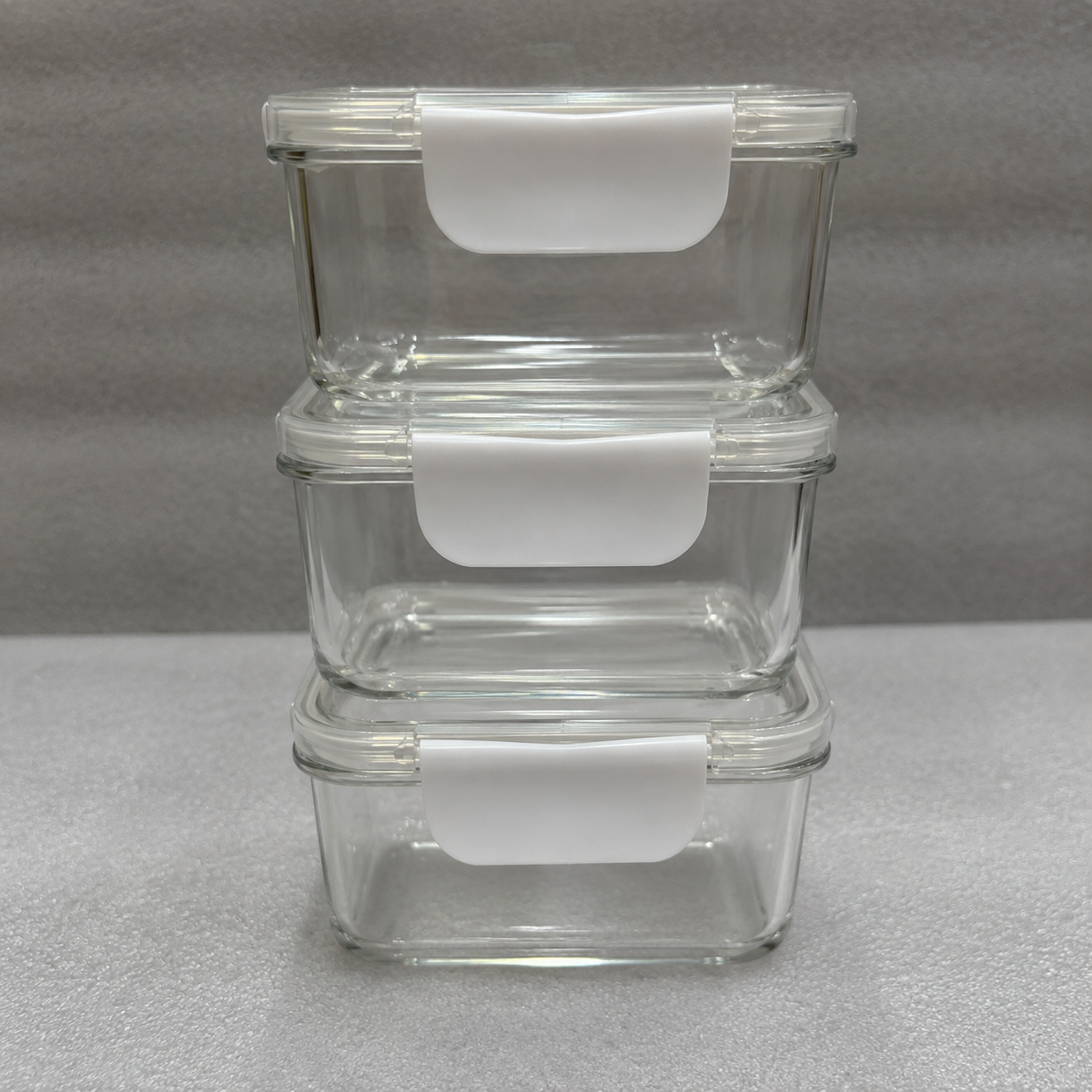 3-Piece Rectangular plastic Food Storage Container Set (YM2771)