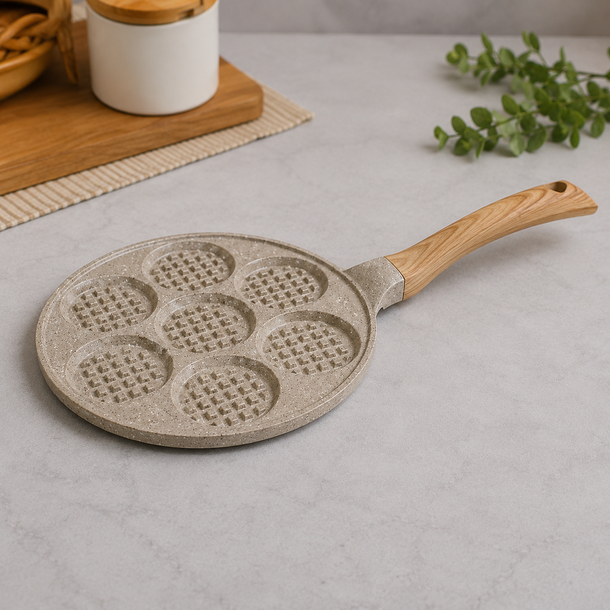 Maifan Stone Multi-Cavity Cooking Pan (YM1317)