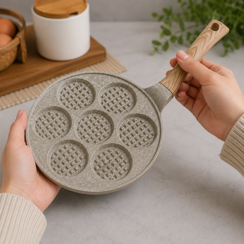 Maifan Stone Multi-Cavity Cooking Pan (YM1317)