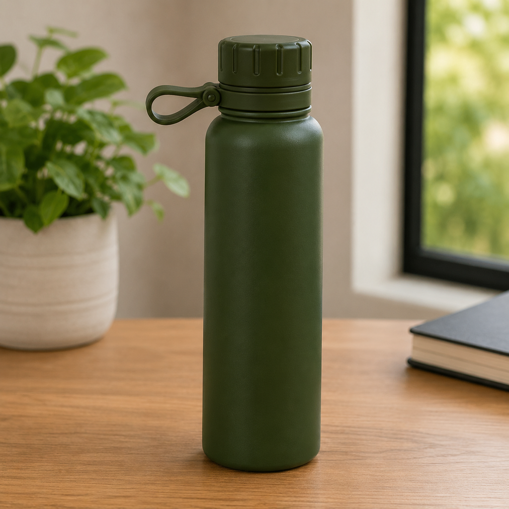 Olive Stainless Steel Water Bottle (YM2624)
