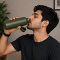 Olive Stainless Steel Water Bottle (YM2624)