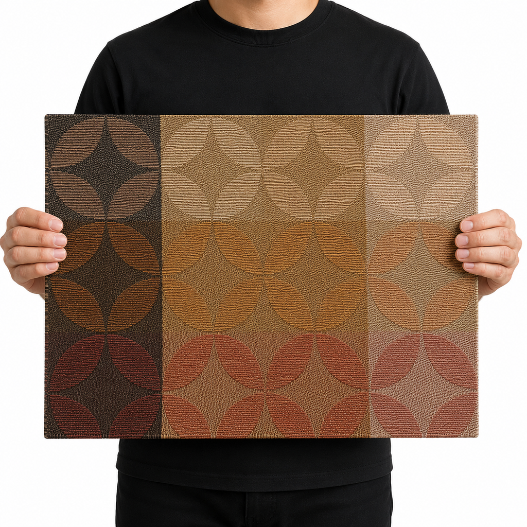 6-Piece Printed Floral Table Mats Set (YM713)