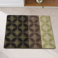 6-Piece Printed Green Floral Table Mats Set (YM713)
