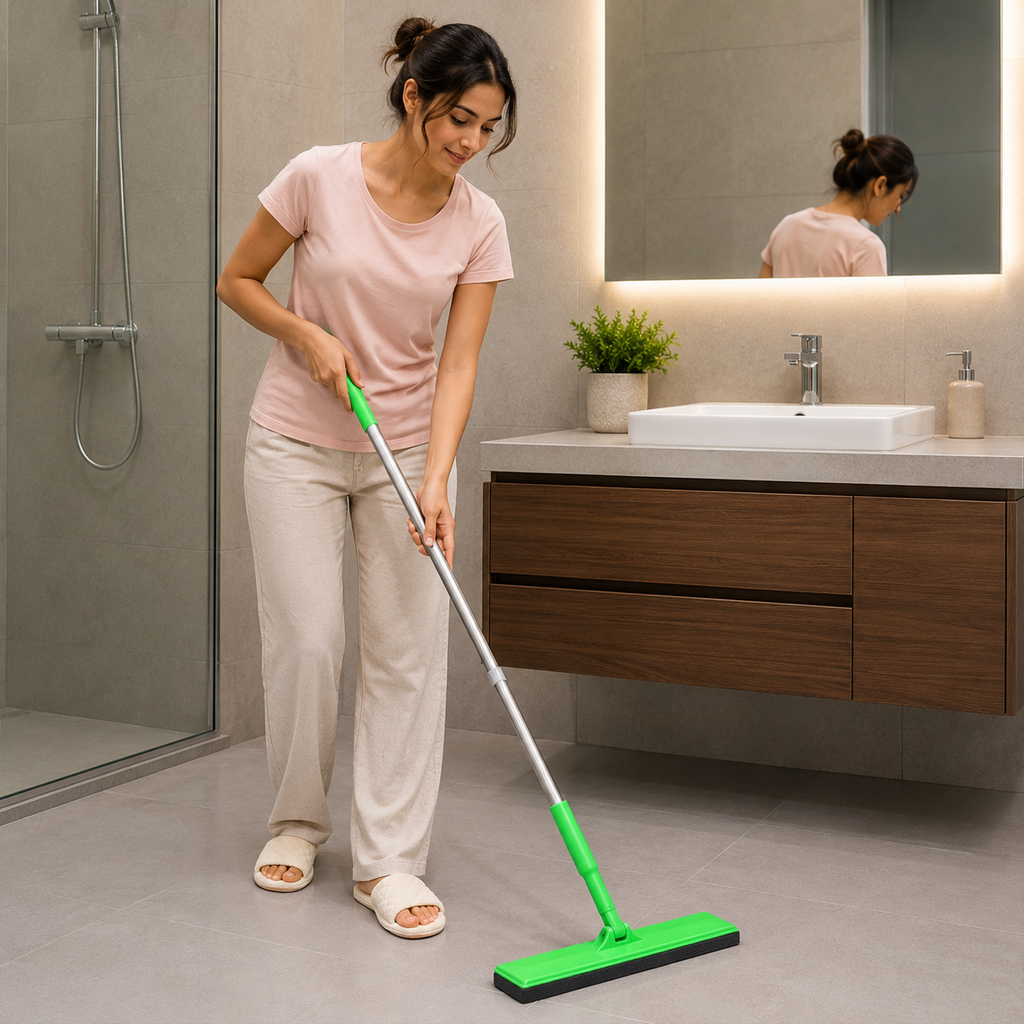 Green Telescopic Floor Squeegee Wiper (YM344)