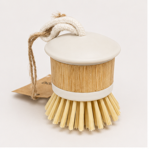 Beige Plastic Dishwashing Brush (YM243)