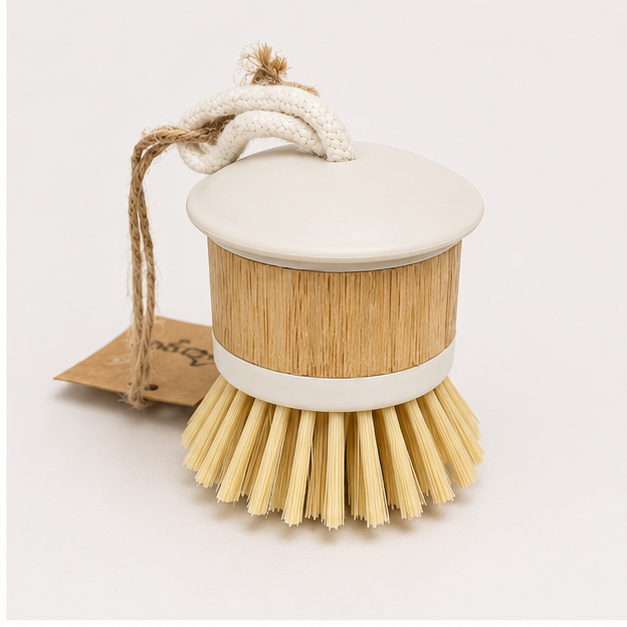 Beige Plastic Dishwashing Brush (YM243)