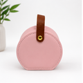 Compact Pink Pill Organizer Case for Travel & Daily Storage (YM1439)