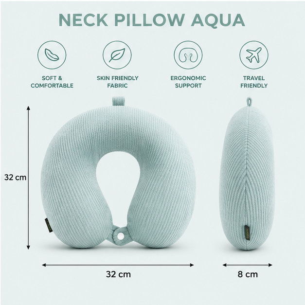 Aqua Neck Pillow for Travel and Everyday Comfort (YM1859)