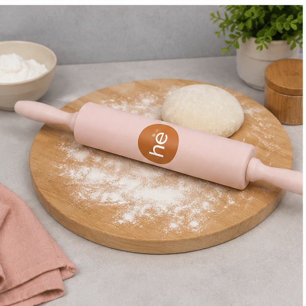 Pink Rolling Pin 40cm (YM2003)