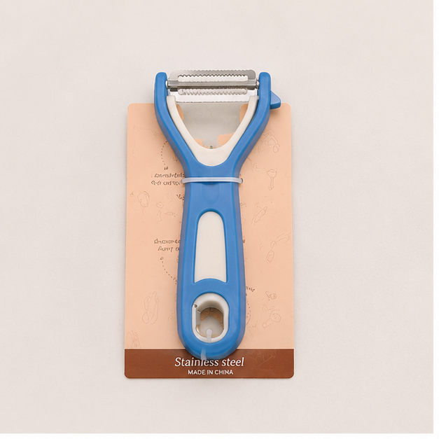 Blue Vegetable Peeler for Kitchen Use (YM943)