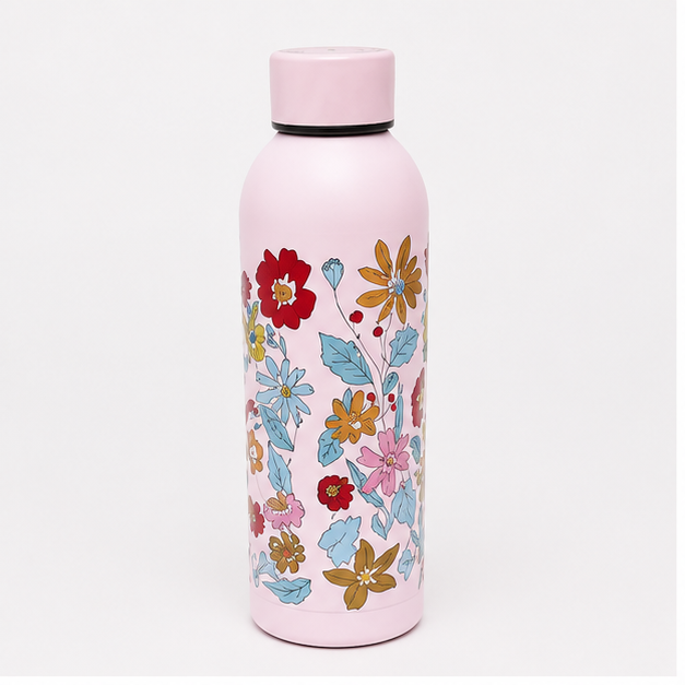 Pink Stainless Steel Vacuum Insulated Bottle (YM2204)