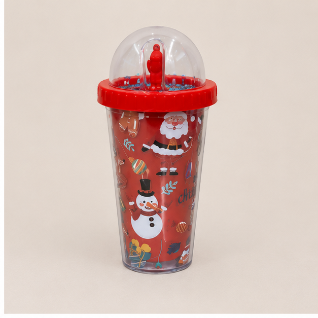 Red Plastic Water Bottle for Daily Use (YM654)