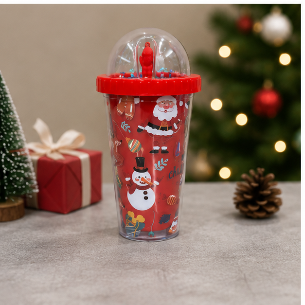 Red Plastic Water Bottle for Daily Use (YM654)