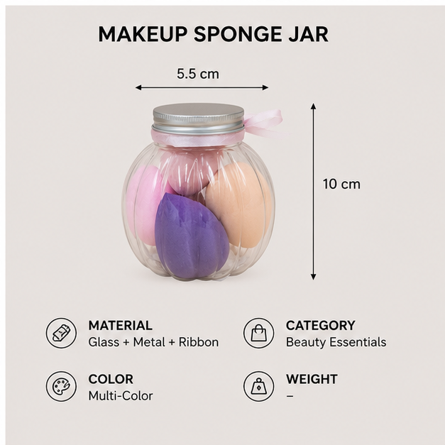 Makeup Sponge Set of 16 for Flawless Application (YM949)