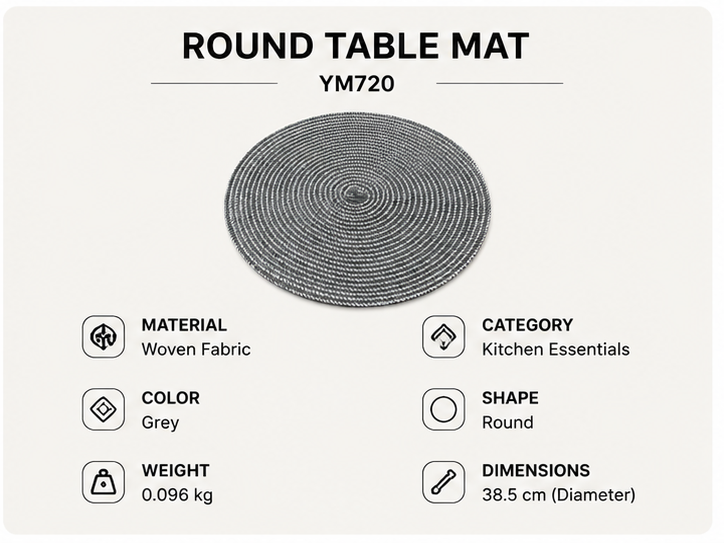 Round Table Mat (YM720)