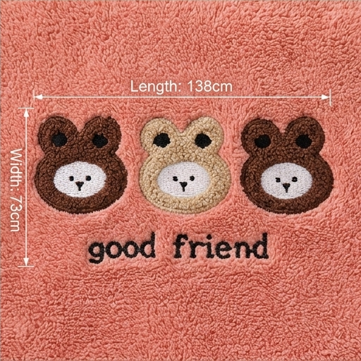 Towel Pink Kids Towel (YM1212)