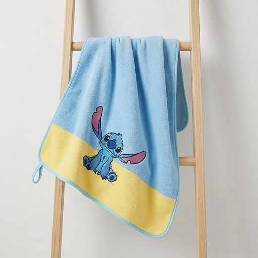 Blue Stitch Kids Bath Towel Soft and Absorbent (YM1915)