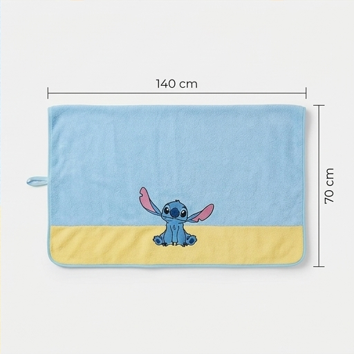 Blue Stitch Kids Bath Towel Soft and Absorbent (YM1915)