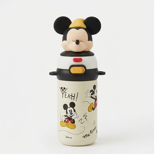 Mickey Mouse Kids Sipper Bottle 500ML Black (YM1520)