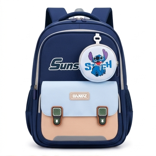 Blue Kids Backpack for School & Daily Use (YM1177)