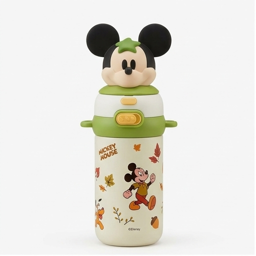 Mickey Mouse Kids Sipper Bottle 500ML Green (YM1520)