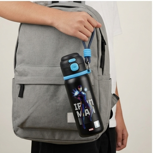 Black Kids Sipper Bottle 500ml (YM1509)