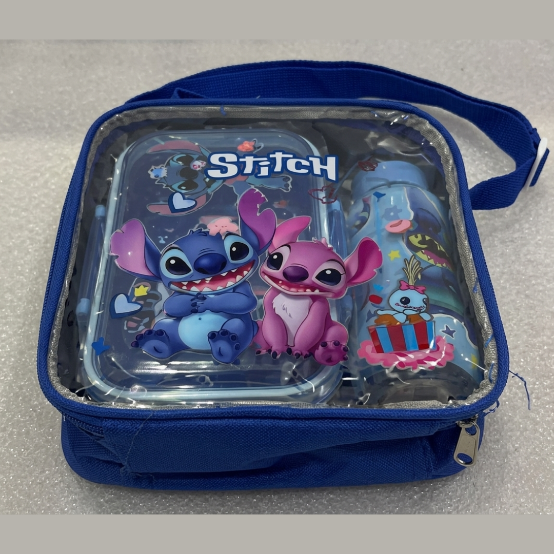 Kids Lunch Set with Tiffin Box & Water Bottle - Blue (YM2176)