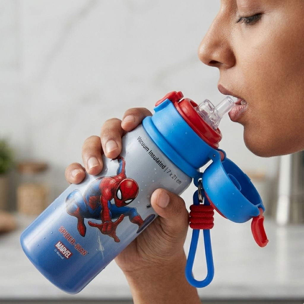 Blue Vacuum Insulated Kids Water Bottle (YM1509)