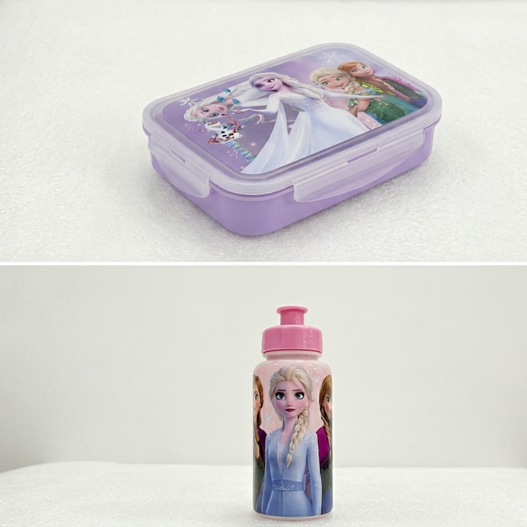 Kids Lunch Set with Tiffin Box & Water Bottle - Purple (YM2176)