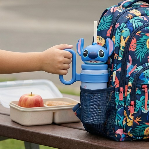 Kids Stitch Sipper Bottle Blue (YM1519)