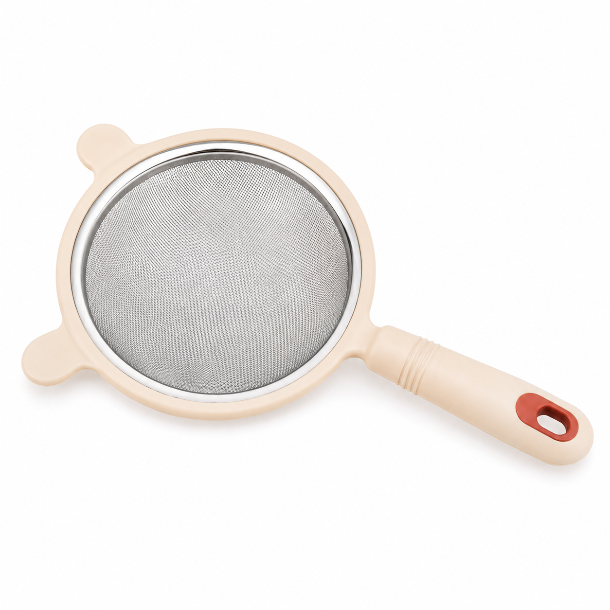 Beige Elite Fine Mesh Hand Strainer (YM1365)