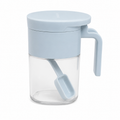 Sky Blue Handle Storage Jar with Scoop(YM1257)