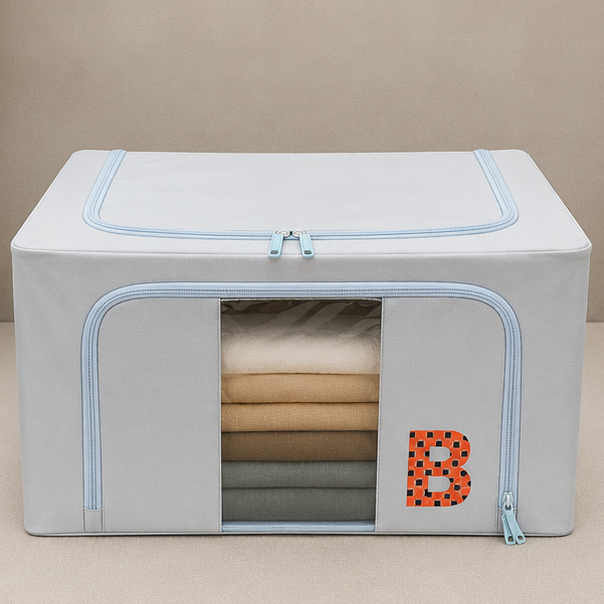 Blue Clothes Storage Organizer Bag (YM2095)