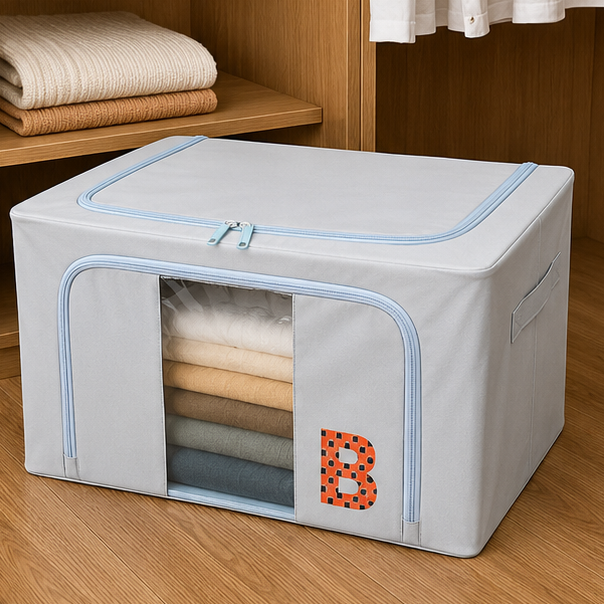 Blue Clothes Storage Organizer Bag (YM2095)