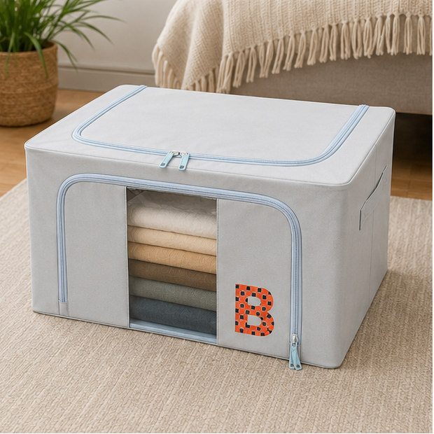 Blue Clothes Storage Organizer Bag (YM2095)