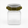900ml Olive Glass Cereal Storage Container (YM2683)