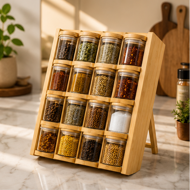Tiered Spice Organizer Set of 16 (YM2408)