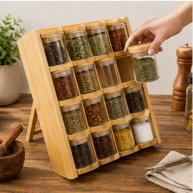 Tiered Spice Organizer Set of 16 (YM2408)