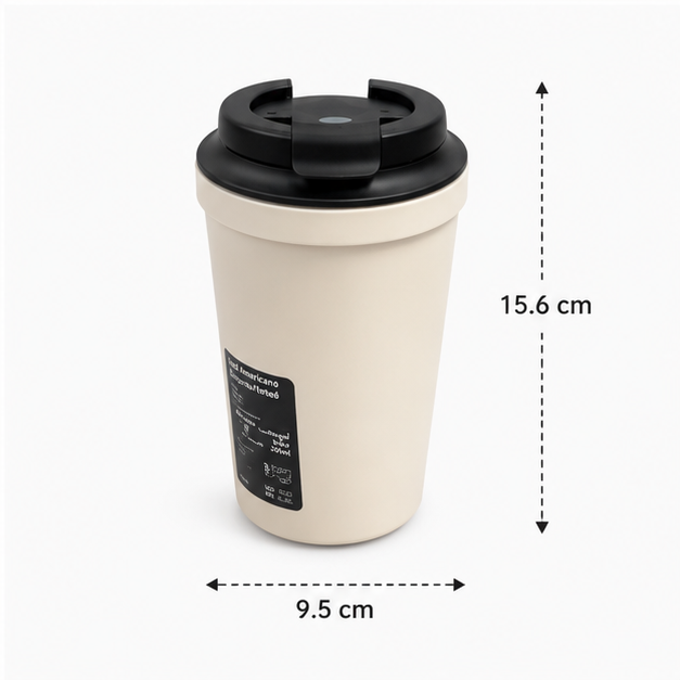 White Coffee Tumbler for Hot & Cold Drinks (YM2133)
