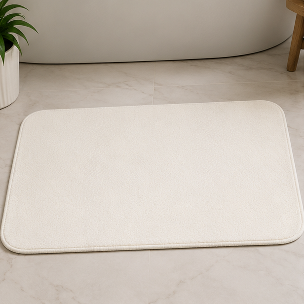 White Decorative Door Mat for Home Entrance (YM1873)