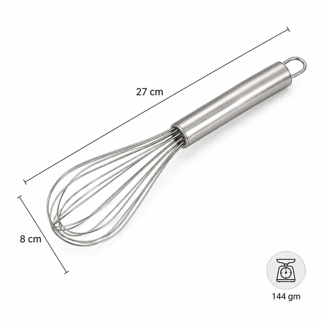 Classic Stainless Steel Whisk (YM111)