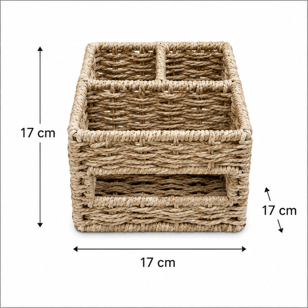 Brown Rope Style Laundry Basket for Storage (YM921)