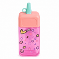 Cute Kids Cartoon Sipper Bottle – Pink(YM505)