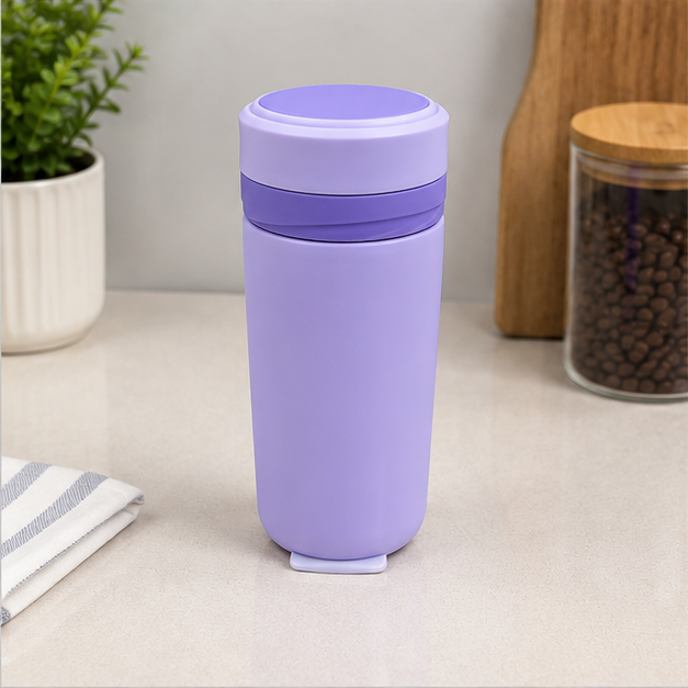 350ml Purple Stainless Steel Water Bottle (YM2502)