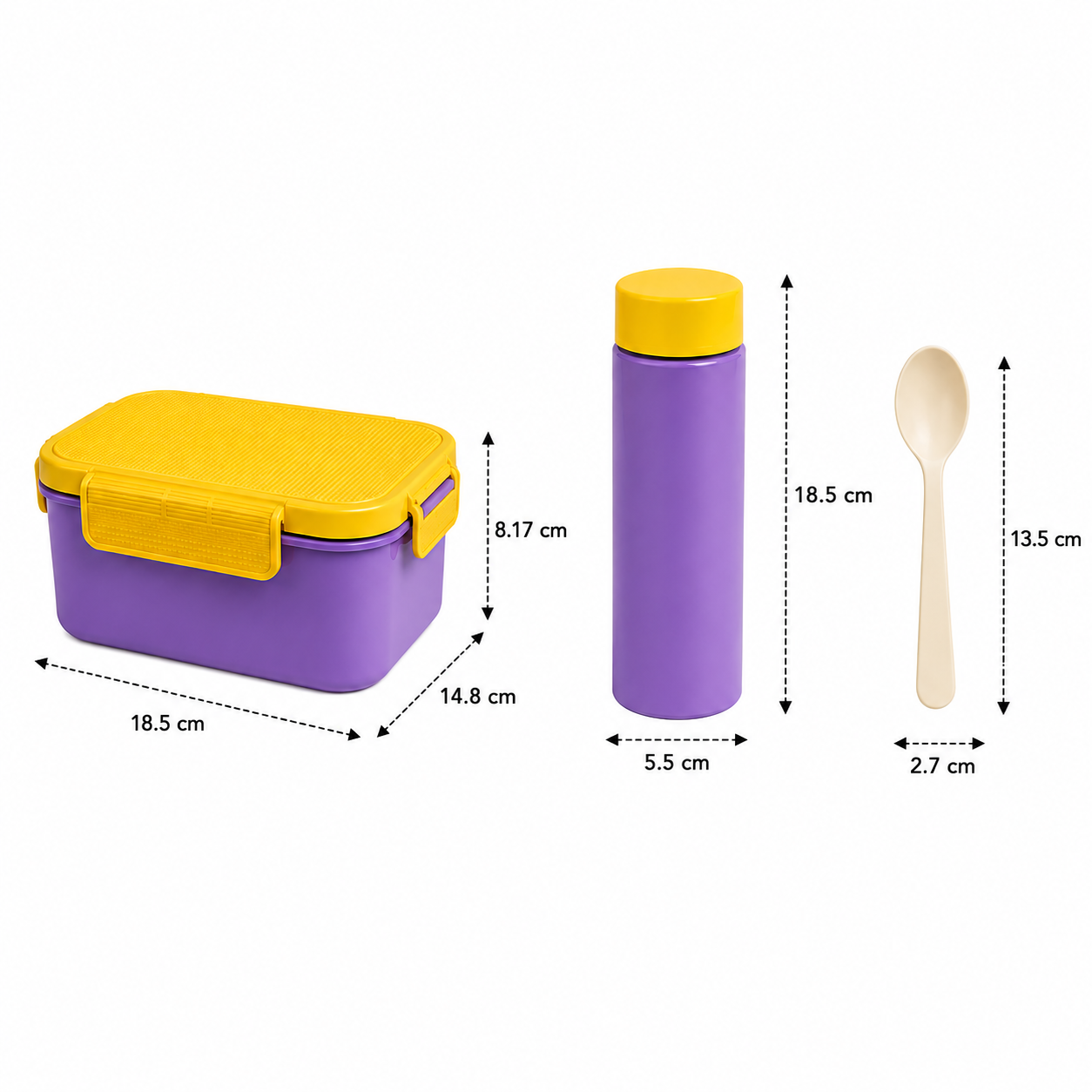 LunchMate Kids Lunch Set – Purple (YM2474)